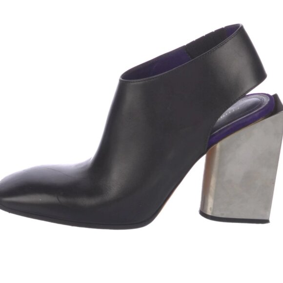 Celine by Phoebe Philo Spring 2014 Leather Slingback Mules, Size 6 - Picture 1 of 9